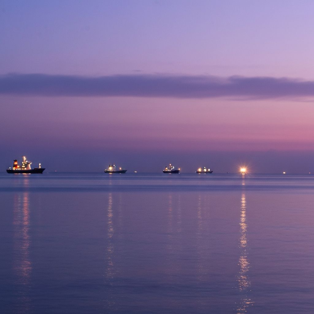 Сумерки над морем