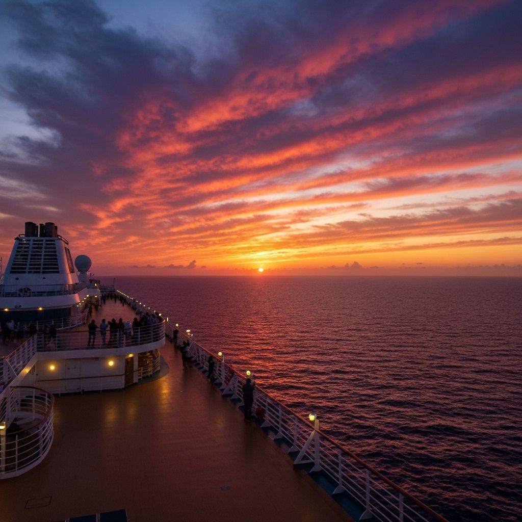 Закат на горизонте