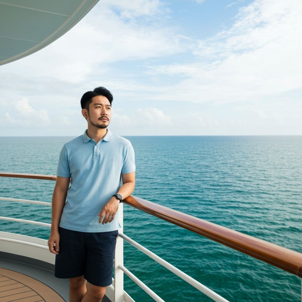 Момент созерцания на палубе